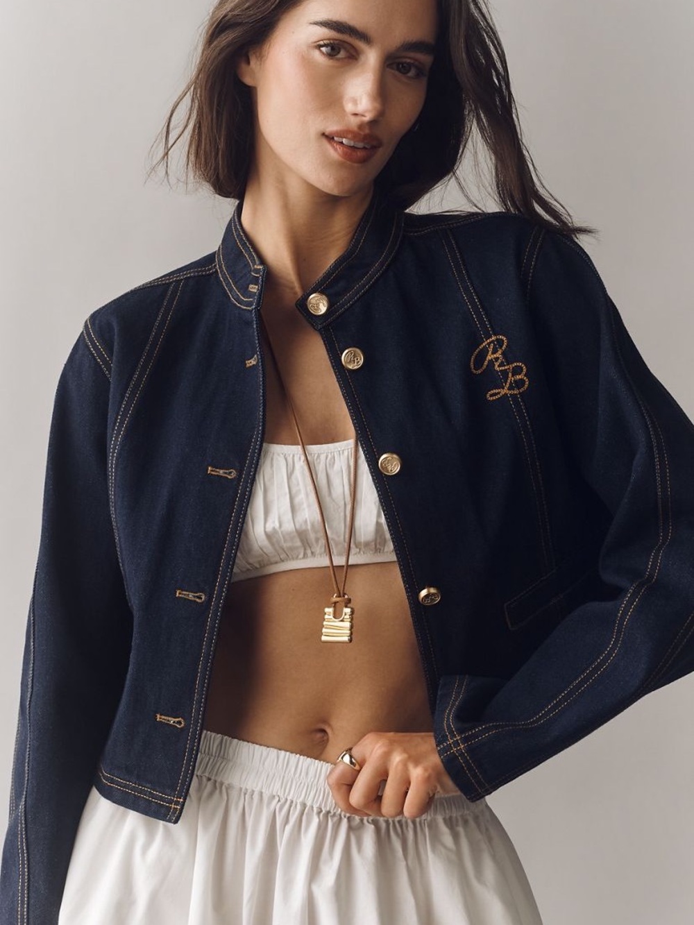 Rowing Blazers 100% cotton Denim Jacket